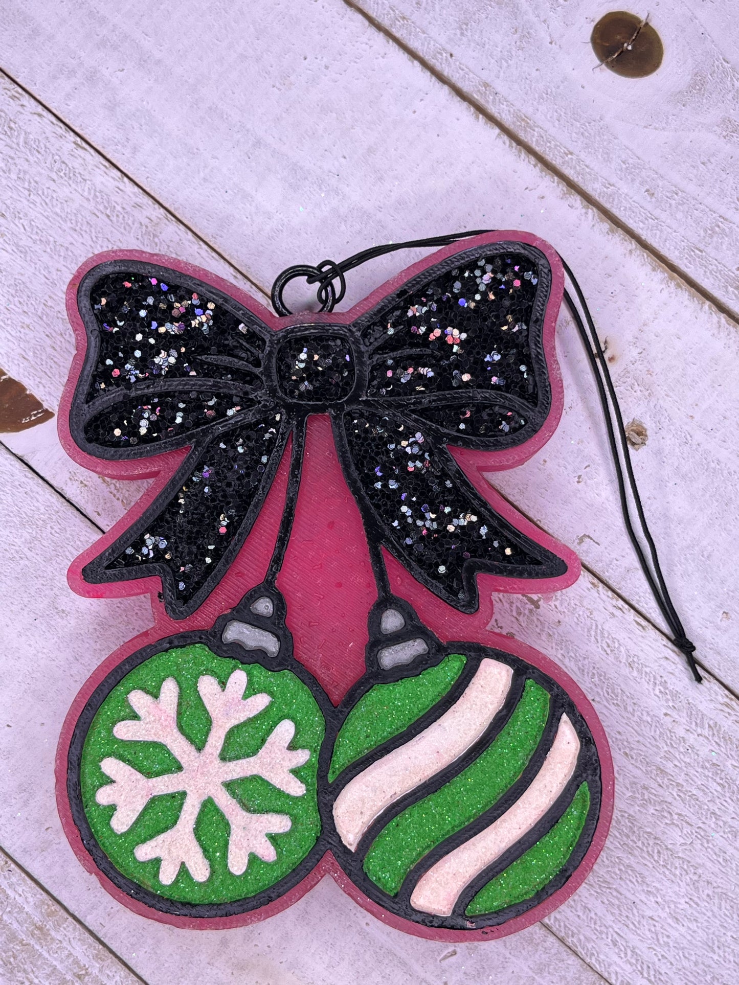 Christmas Bow & Ornament