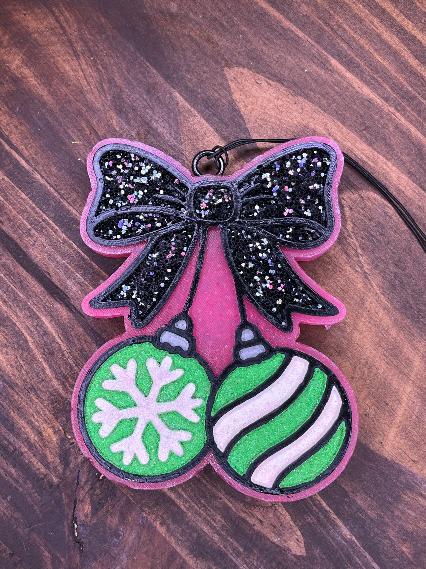 Christmas Bow & Ornament