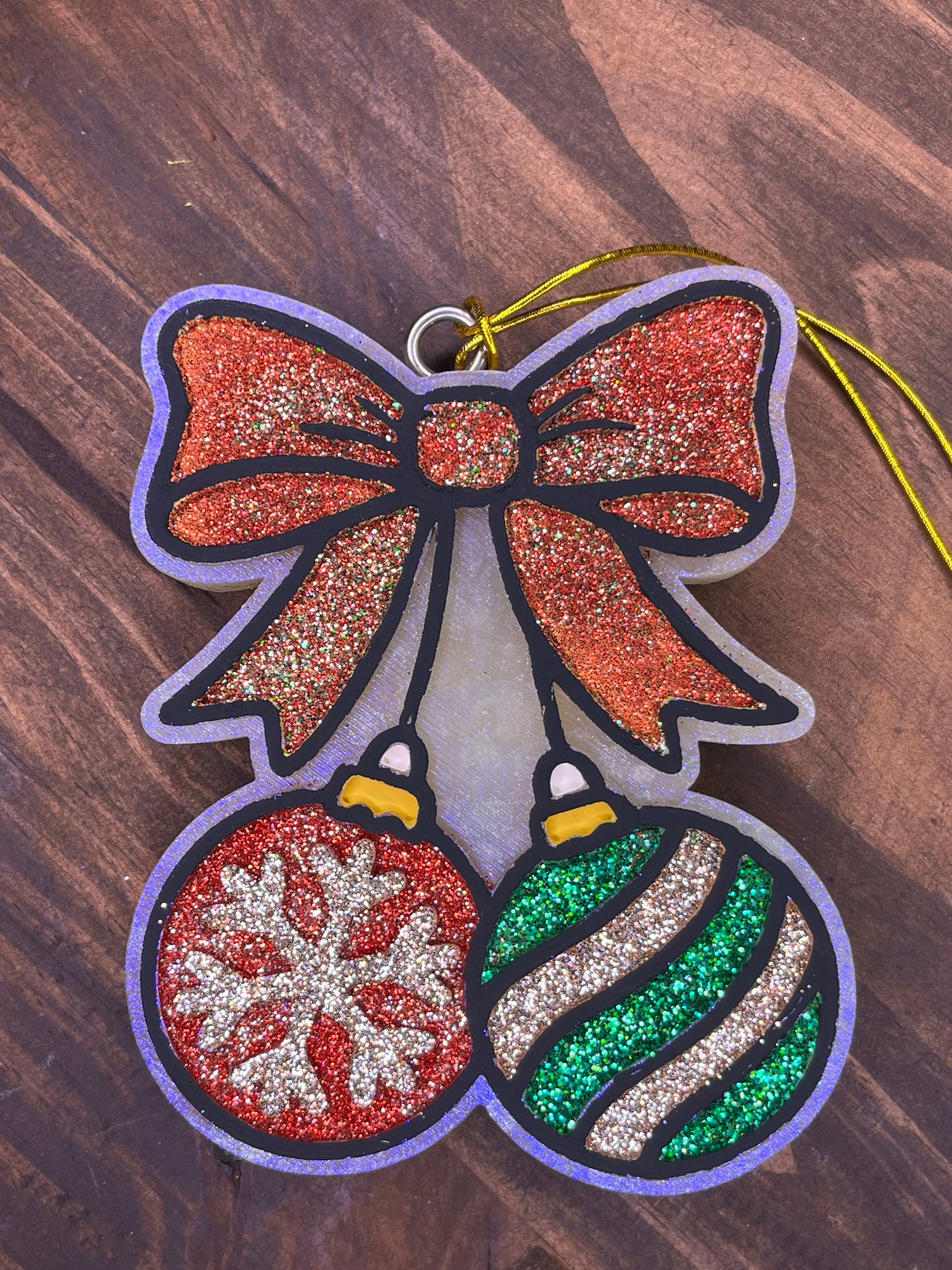 Christmas Bow & Ornament