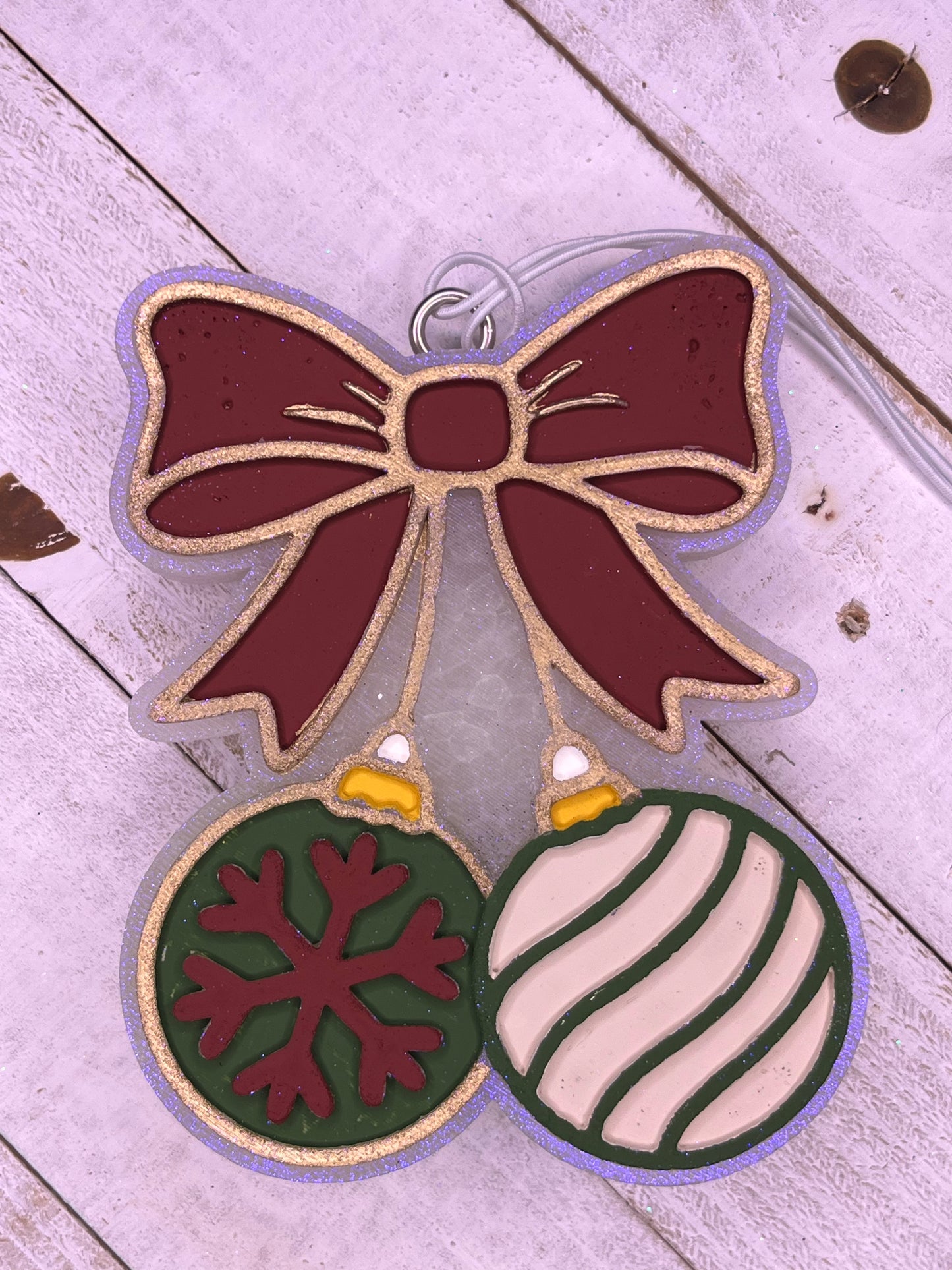 Christmas Bow & Ornament